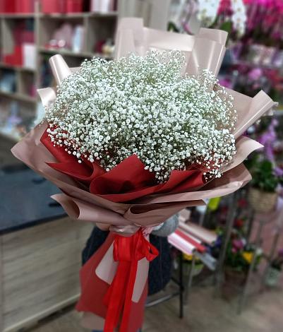 Букет цветов из: Гипсофила в Паниках